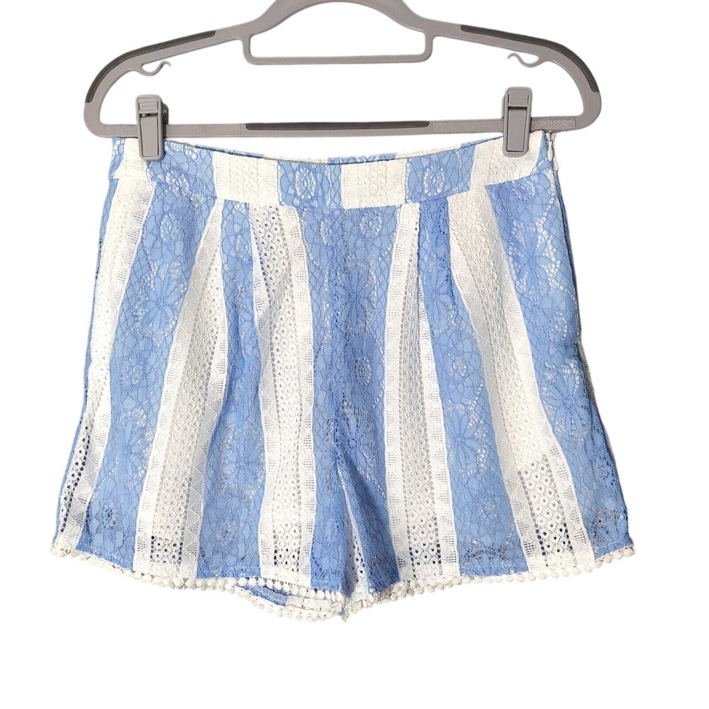 J.O.A. Just One‎ Answer Shorts S Lace Embroidered Cottage Floral Boho Festival